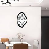 Maxbell Wall Hanging Clock Easy to Read No Ticking Ornament for Bathroom Office Home
