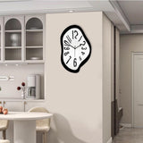 Maxbell Wall Hanging Clock Easy to Read No Ticking Ornament for Bathroom Office Home