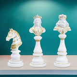 Maxbell International Chess Statue Tabletop Ornament for Chess Lovers Cabinet Office Horse