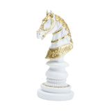 Maxbell International Chess Statue Tabletop Ornament for Chess Lovers Cabinet Office Horse