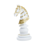 Maxbell International Chess Statue Tabletop Ornament for Chess Lovers Cabinet Office Horse
