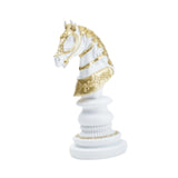 Maxbell International Chess Statue Tabletop Ornament for Chess Lovers Cabinet Office Horse