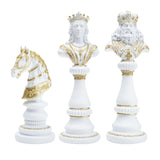 Maxbell International Chess Statue Tabletop Ornament for Chess Lovers Cabinet Office Horse