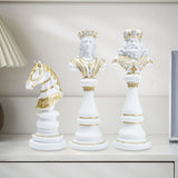 Maxbell International Chess Statue Tabletop Ornament for Chess Lovers Cabinet Office Horse