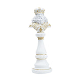 Maxbell International Chess Statue Tabletop Ornament for Chess Lovers Cabinet Office King