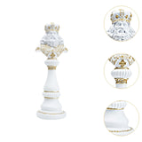 Maxbell International Chess Statue Tabletop Ornament for Chess Lovers Cabinet Office King