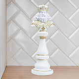 Maxbell International Chess Statue Tabletop Ornament for Chess Lovers Cabinet Office King