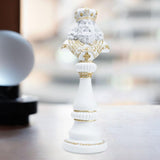 Maxbell International Chess Statue Tabletop Ornament for Chess Lovers Cabinet Office King