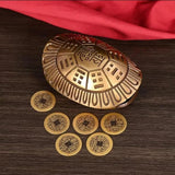 Maxbell Turtle Shell Figurine Novelty Gift Chinese Decor for Shelf Study Room Office