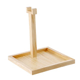 Maxbell Headphone Stand Storage Tray Wood Universal PC Gaming Headset Display Holder