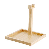 Maxbell Headphone Stand Storage Tray Wood Universal PC Gaming Headset Display Holder