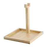 Maxbell Headphone Stand Storage Tray Wood Universal PC Gaming Headset Display Holder