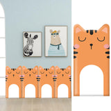 Maxbell Kids Room Wall Padding Anti Collision Pad for Living Room Decor Bedroom Orange Cat Pattern