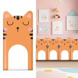 Maxbell Kids Room Wall Padding Anti Collision Pad for Living Room Decor Bedroom Orange Cat Pattern