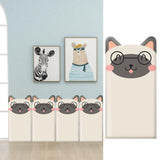 Maxbell Kids Room Wall Padding Anti Collision Pad for Living Room Decor Bedroom Beige Dog Pattern