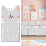 Maxbell Kids Room Wall Padding Anti Collision Pad for Living Room Decor Bedroom Gray Cat Pattern