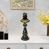 Maxbell Resin Figurine Craft International Chess Statue for Office Desk Chess Lovers Queen