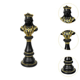 Maxbell Resin Figurine Craft International Chess Statue for Office Desk Chess Lovers Queen