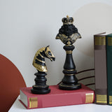 Maxbell Resin Figurine Craft International Chess Statue for Office Desk Chess Lovers Queen