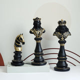 Maxbell Resin Figurine Craft International Chess Statue for Office Desk Chess Lovers Queen