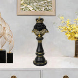 Maxbell Resin Figurine Craft International Chess Statue for Office Desk Chess Lovers King