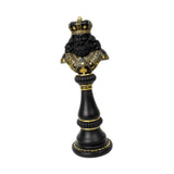 Maxbell Resin Figurine Craft International Chess Statue for Office Desk Chess Lovers King