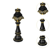 Maxbell Resin Figurine Craft International Chess Statue for Office Desk Chess Lovers King