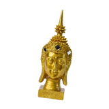 Maxbell Zen Buddha Statue Resin Craft Desktop Ornament for Living Room Office Indoor Buddha Head