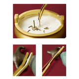 Maxbell Incense Burner Cleaning Tool Set Crafts Household for Buddhist Temple Office Type A