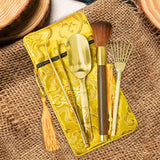 Maxbell Incense Burner Cleaning Tool Set Crafts Household for Buddhist Temple Office Type B