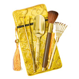 Maxbell Incense Burner Cleaning Tool Set Crafts Household for Buddhist Temple Office Type B