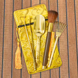 Maxbell Incense Burner Cleaning Tool Set Crafts Household for Buddhist Temple Office Type B