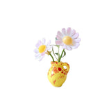 Maxbell 8x Mini Vase Fridge Magnets Resin Small Ornaments for Kitchen Cabinet Locker
