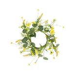 Maxbell Artificial Floral Candle Ring Wreath for Valentine Day Home Thanksgiving Day