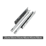 Maxbell 2Pcs Drawer Sliding Rails Drawer Slides for Furniture Bath Cabinet S