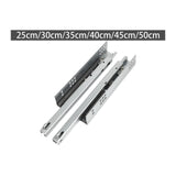 Maxbell 2Pcs Drawer Sliding Rails Drawer Slides for Furniture Bath Cabinet S