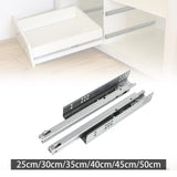 Maxbell 2Pcs Drawer Sliding Rails Drawer Slides for Furniture Bath Cabinet S