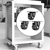 Maxbell Swivel Caster Wheel Smooth with Locking Brake for Workbench Furniture Tables 2 inch