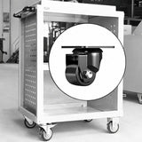 Maxbell Swivel Caster Wheel Smooth with Locking Brake for Workbench Furniture Tables 2 inch