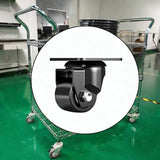 Maxbell Swivel Caster Wheel Smooth with Locking Brake for Workbench Furniture Tables 2 inch