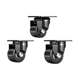 Maxbell Swivel Caster Wheel Smooth with Locking Brake for Workbench Furniture Tables 2 inch