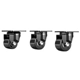 Maxbell Swivel Caster Wheel Smooth with Locking Brake for Workbench Furniture Tables 2 inch