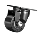 Maxbell Swivel Caster Wheel Smooth with Locking Brake for Workbench Furniture Tables 2.5 inch
