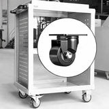 Maxbell Swivel Caster Wheel Smooth with Locking Brake for Workbench Furniture Tables 2.5 inch