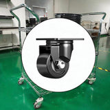 Maxbell Swivel Caster Wheel Smooth with Locking Brake for Workbench Furniture Tables 2.5 inch