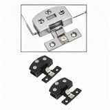 Maxbell 2Pcs Glass Cabinet Door Hinge Sturdy for Shower Door Kitchen Display Cabinet Black