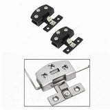 Maxbell 2Pcs Glass Cabinet Door Hinge Sturdy for Shower Door Kitchen Display Cabinet Black