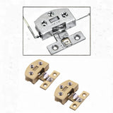 Maxbell 2Pcs Glass Cabinet Door Hinge Sturdy for Shower Door Kitchen Display Cabinet Gold