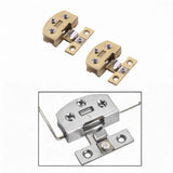 Maxbell 2Pcs Glass Cabinet Door Hinge Sturdy for Shower Door Kitchen Display Cabinet Gold