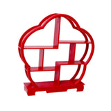 Maxbell Wooden Dessert Display Shelf Cabinets Rack for Carving Crafts Office Dessert